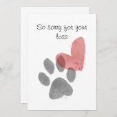 Pet-Beileid (Vorne/Hinten)