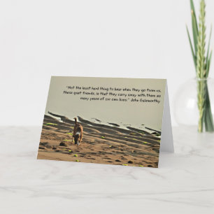Pet Bereavcard, Hund Beileid Card Karte