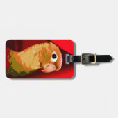 Pet Bird Green Cheek Conure Parakeet Eigentümer Pa Gepäckanhänger (Vorderseite horizontal)