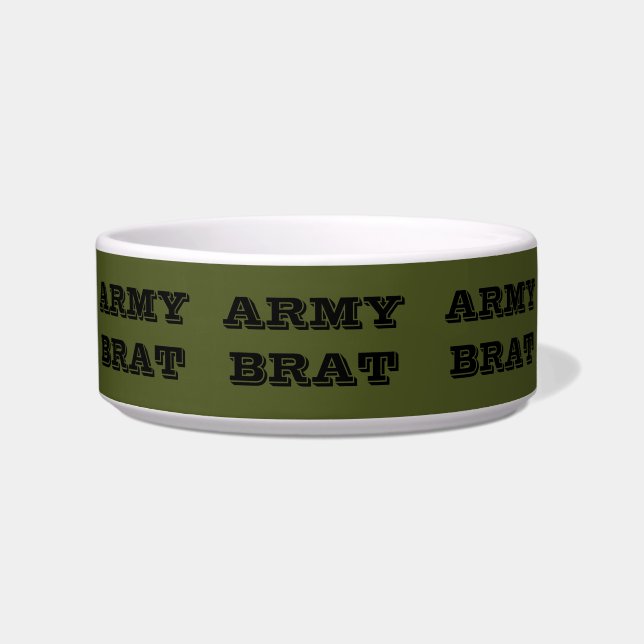 Pet Bowl Army Brat Napf (Vorderseite)