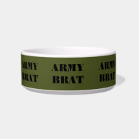 Pet Bowl Army Brat