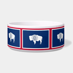 Pet Bowl aus dem WyomomState Flag Napf