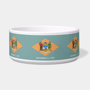 Pet Bowl, Delaware, State Flag Napf
