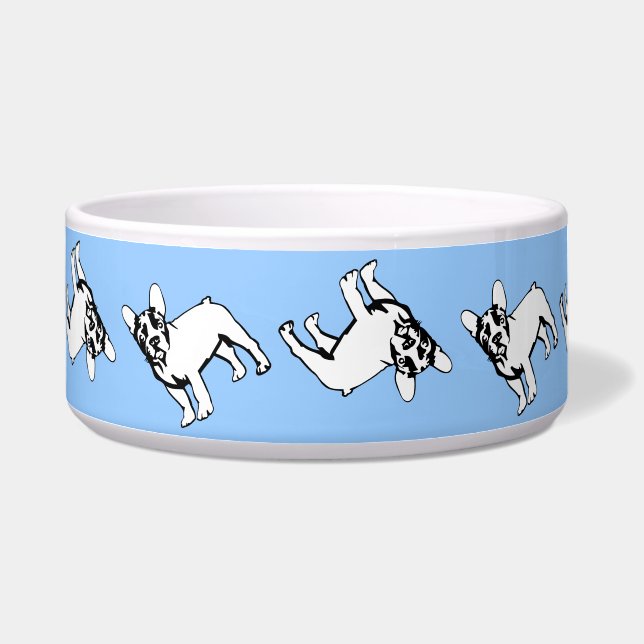 Pet Bowl French Bulldog schwarz Napf (Links)