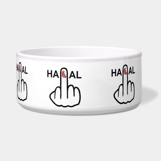 Pet Bowl Halal Gedreht Napf (Links)