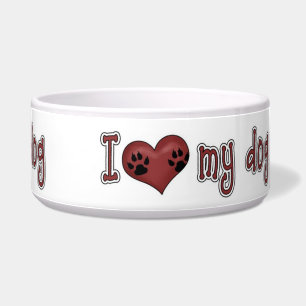 Pet Bowl/I Liebe mein Hund Napf