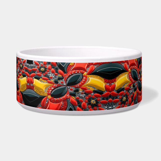 Pet Bowl mit Germany Colors Abstract Design Napf (Vorderseite)