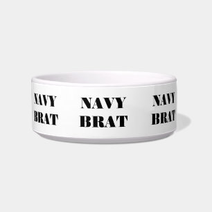 Pet Bowl Navy Brat Napf