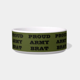 Pet Bowl Proud Army Brat Napf
