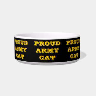 Pet Bowl Proud Army Cat Napf