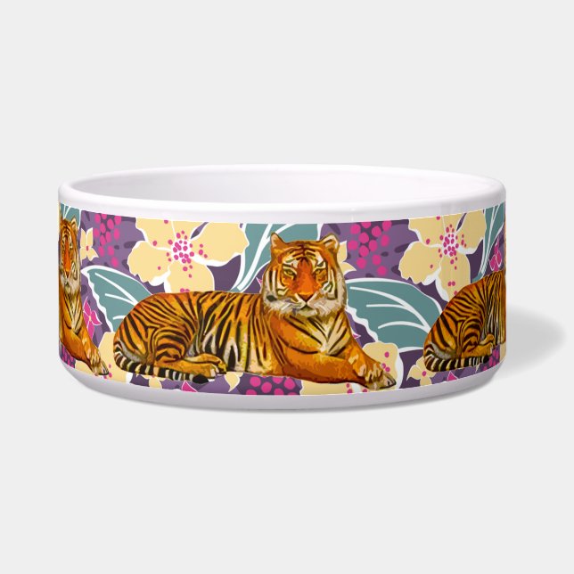 Pet Bowl Tiger Dschungel Napf (Vorderseite)