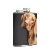 Pet Brown Beagle Dog Flachmann (Rechts)