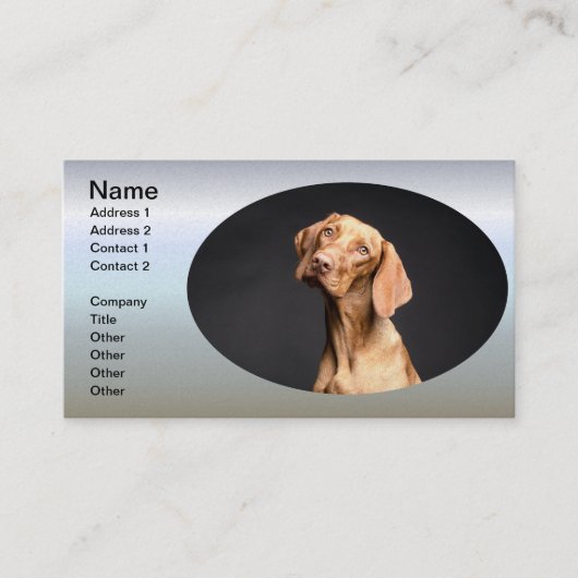 Pet Brown Beagle Dog Visitenkarte (Vorderseite)