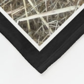 Pet Bunny Memorial Single Foto und Name Fleecedecke (Ecke)