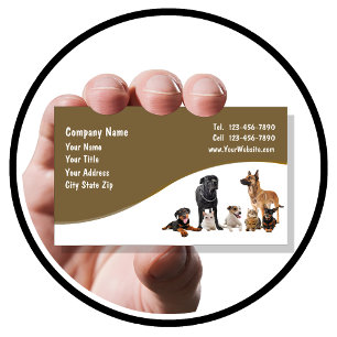 Pet Business Cards Visitenkarte