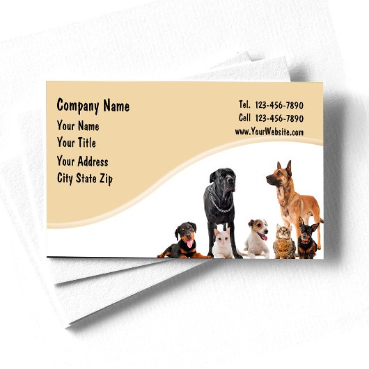 Pet Business Cards Visitenkarte