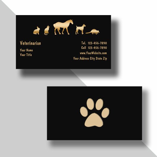 Pet Business Cards Visitenkarte