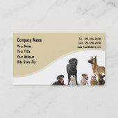 Pet Business Cards Visitenkarte (Vorderseite)