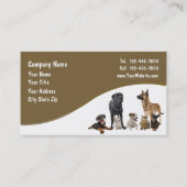 Pet Business Cards Visitenkarte (Vorderseite)