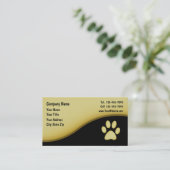 Pet Business Cards Visitenkarte (Stehend Vorderseite)
