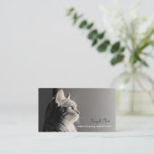 Pet Care and Adoption Business Card Visitenkarte (Stehend Vorderseite)