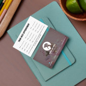 Pet Care Appointment Card with Logo & Cute Animal Terminkarte