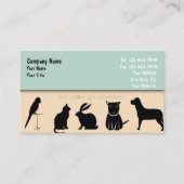 Pet Care Business Card Visitenkarte (Vorderseite)