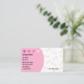 Pet Care Business Cards neu Visitenkarte (Stehend Vorderseite)