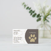 Pet Care Business Cards neu Visitenkarte (Stehend Vorderseite)