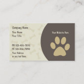 Pet Care Business Cards neu Visitenkarte (Vorderseite)