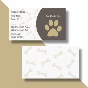 Pet Care Business Cards neu Visitenkarte