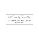 Pet Care Business Name Return Address Phone  Permastempel (Design)