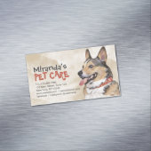Pet Care Grooming Sitting Pet Beauty Salon Magnetische Visitenkarte (Beispiel)