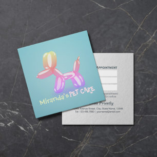 Pet Care Grooming Sitzen Baden Niedlicher Hunde Ba Terminkarte