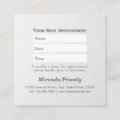 Pet Care Grooming Sitzen Baden Niedlicher Hunde Ba Terminkarte (Rückseite)