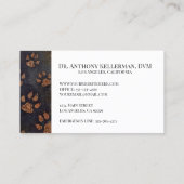 Pet Care Klinik Päw Print Veterinarian Visitenkarte (Rückseite)