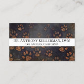 Pet Care Klinik Päw Print Veterinarian Visitenkarte (Vorderseite)