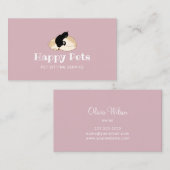 Pet Care Niedlicher Hund und Katzen Sitzdienst Visitenkarte (Vorne/Hinten)