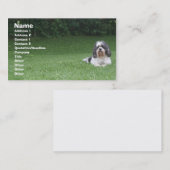 Pet care/pet sitting/yard care business card visitenkarte (Vorne/Hinten)