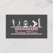 Pet Care, Pflege Visitenkarte (Vorderseite)
