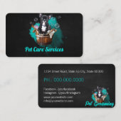Pet Care Services / Pet Salon Visitenkarte (Vorne/Hinten)
