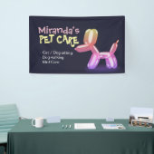 Pet Care Sitting Bade Grooming Salon Food Shop Banner (Messeveranstaltung)
