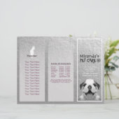 Pet Care Sitting Grooming Salon Tri-Fold Broschüre (Stehend Vorderseite)