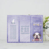 Pet Care Sitting Grooming Salon Tri-Fold Broschüre (Stehend Vorderseite)