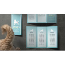 Pet Care Sitting Grooming Salon Tri-Fold Broschüre