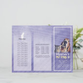 Pet Care Sitting Grooming Salon Tri-Fold Broschüre (Stehend Vorderseite)