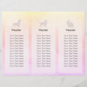 Pet Care Sitting Grooming Salon Tri-Fold Broschüre (Rückseite)