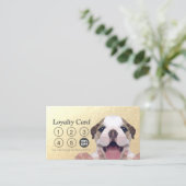 Pet Care Sitzen Bade & Grooming Loyalty Punch Treuekarte (Stehend Vorderseite)