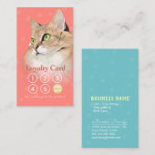 Pet Care Sitzen Bade & Grooming Loyalty Punch Treuekarte (Vorne/Hinten)