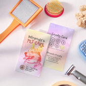 Pet Care Sitzen Bade & Grooming Loyalty Punch Treuekarte